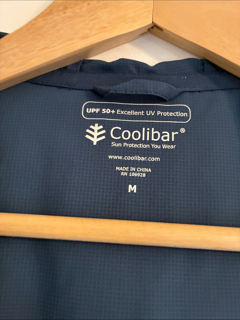 Coolibar Women's Slate Blue Hooded Sun Jacket - M - Picture 3 of 3